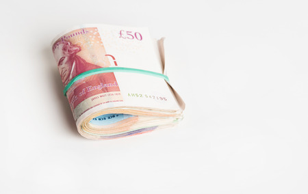 The photo British currency Pounds.