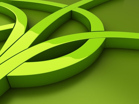 Abstract green background with decoration and placeの写真素材