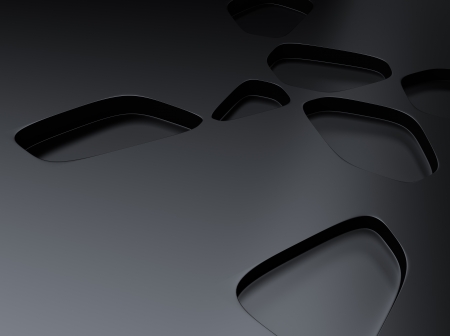 Black metallic background with pits and space for text
の写真素材