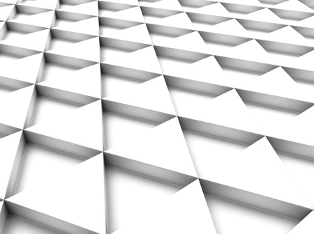 White industrial background with triangles