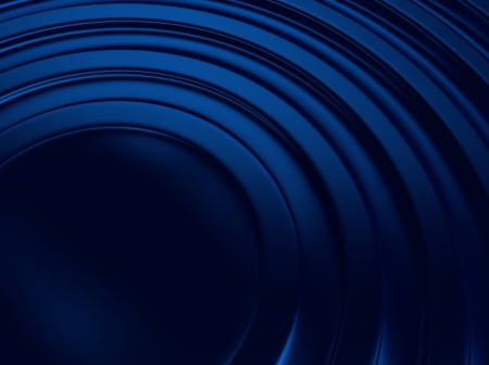 Elegant blue metallic background with ripple and space for textの写真素材