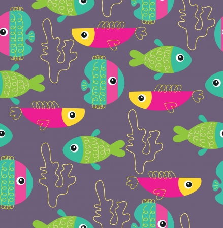 seamless underwater texture design. vector illustrationのイラスト素材