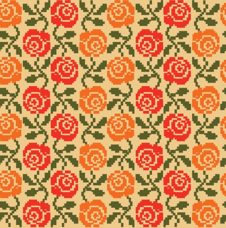 cute floral pattern design. vector illustrationのイラスト素材