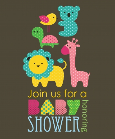 baby shower design. vector illustration