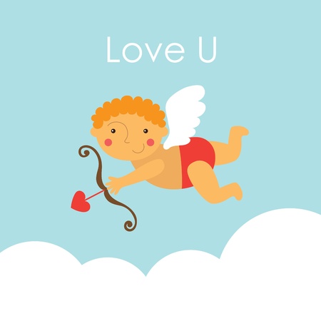 cute love card design. vector illustrationのイラスト素材