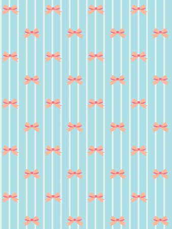 cute bow pattern. vector illustrationのイラスト素材