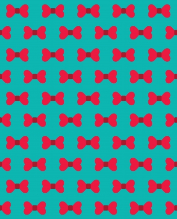 cute bow pattern. vector illustrationのイラスト素材