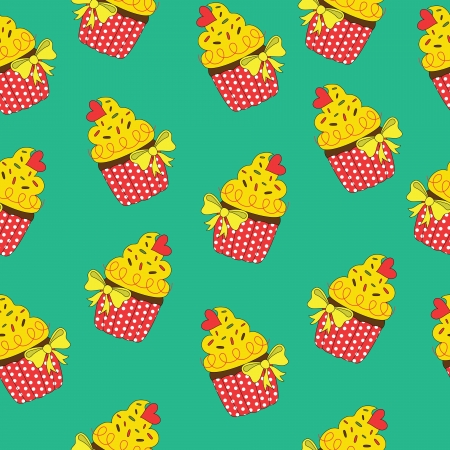 sweet pattern design.vector illustrationのイラスト素材