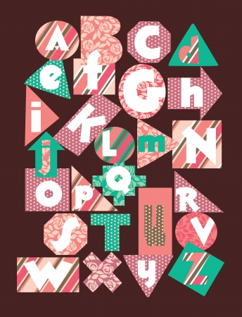 cute alphabet design. vector illustrationのイラスト素材