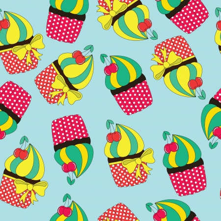 sweet pattern design.vector illustrationのイラスト素材