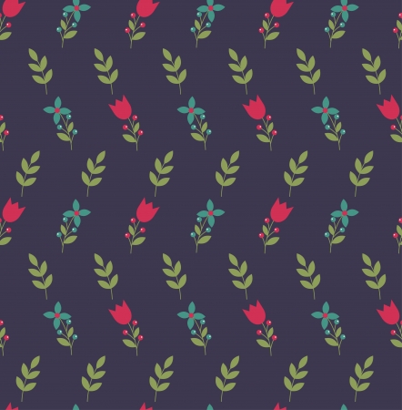 cute floral pattern design. vector illustrationのイラスト素材