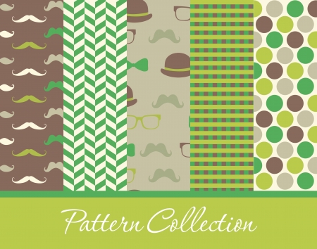 pattern collection design. vector illustrationのイラスト素材