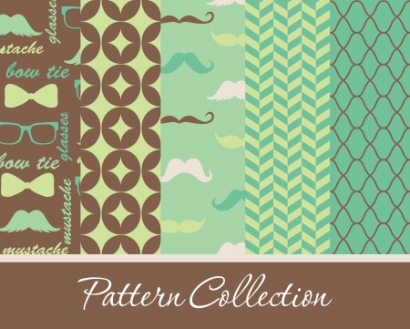 pattern collection design. vector illustrationのイラスト素材