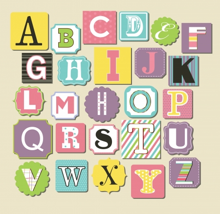 cute alphabet design. vector illustrationのイラスト素材