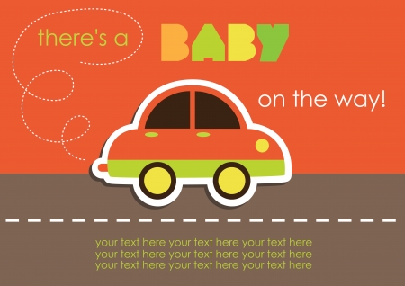 baby shower card design. vector illustrationのイラスト素材