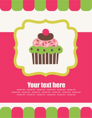 happy birthday card  vector illustrationのイラスト素材