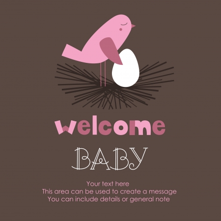 welcome card design. のイラスト素材