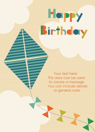 happy birthday card design. vector illustrationのイラスト素材