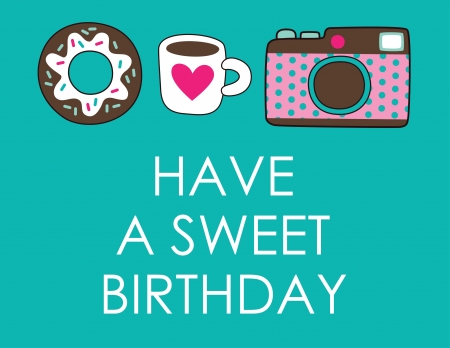 cute thank you card  vector illustrationのイラスト素材