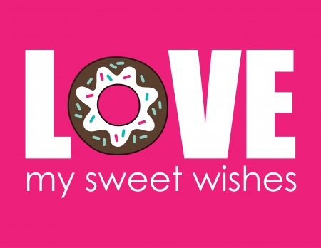 cute love card  vector illustrationのイラスト素材