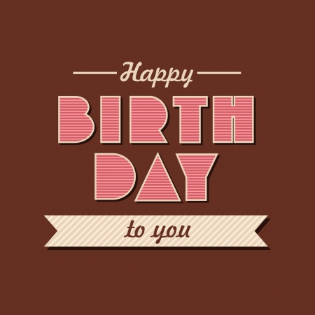 happy birthday card design. のイラスト素材