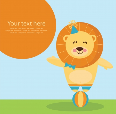 cute greeting card. vector illustrationのイラスト素材