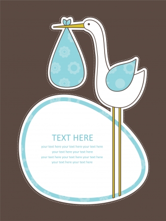 cute baby boy label. vector illustrationのイラスト素材
