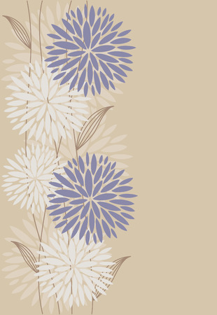 vintage floral background. のイラスト素材
