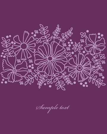 floral pattern. vector illustrationのイラスト素材