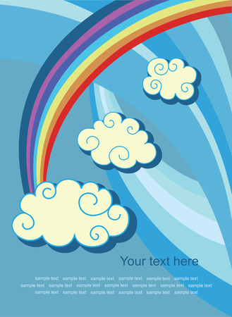 abstract sky background. vector illustrationのイラスト素材