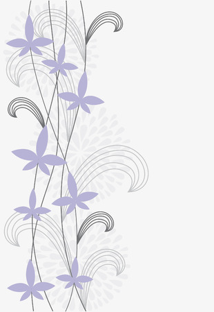vintage floral background. vector illustrationのイラスト素材