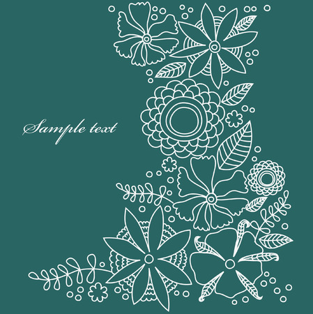floral pattern. vector illustrationのイラスト素材
