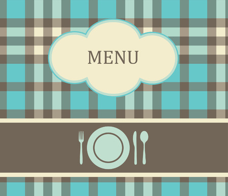 cute menu card. vector illustrationのイラスト素材