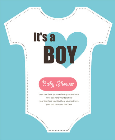 cute baby shower design. のイラスト素材