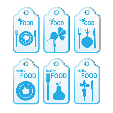 cook labels set.のイラスト素材