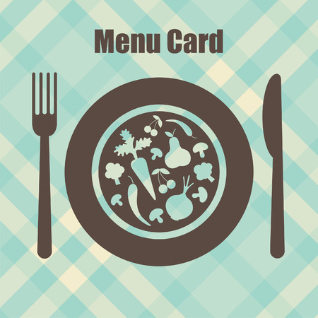 menu card.のイラスト素材
