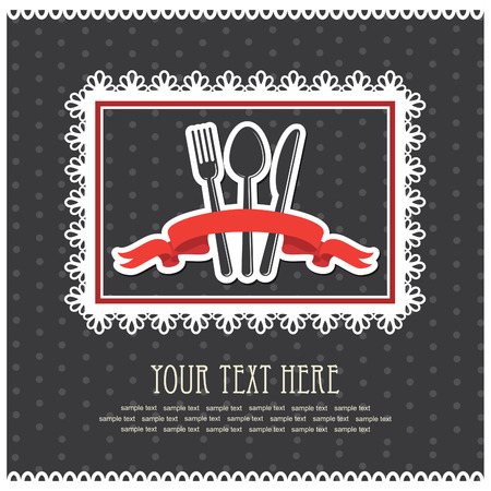 vintage menu card. のイラスト素材