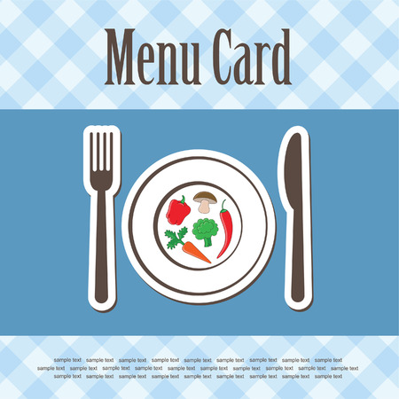 menu card. のイラスト素材