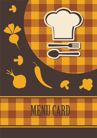 cute menu card. のイラスト素材