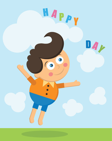 happy day card.のイラスト素材