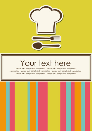 menu card design. のイラスト素材