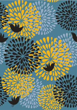seamless floral pattern. のイラスト素材