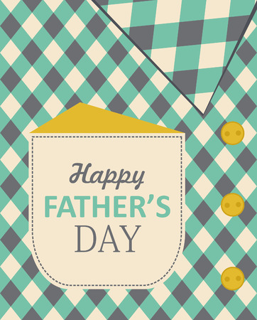 Happy Father's Day card design. vector illustrationのイラスト素材