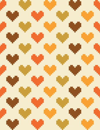 seamless pattern with hearts. vector illustrationのイラスト素材