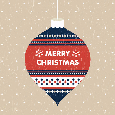 merry christmas card design. vector illustrationのイラスト素材