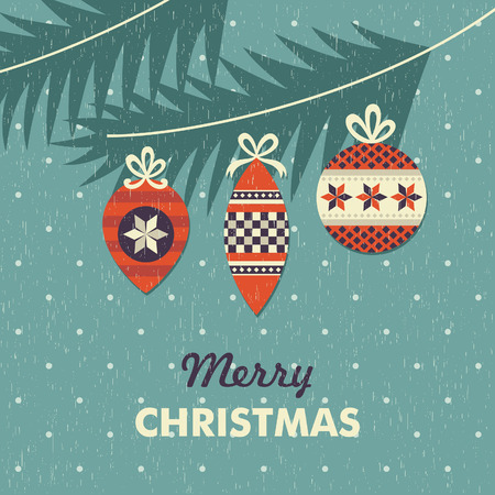 merry christmas card design. vector illustrationのイラスト素材