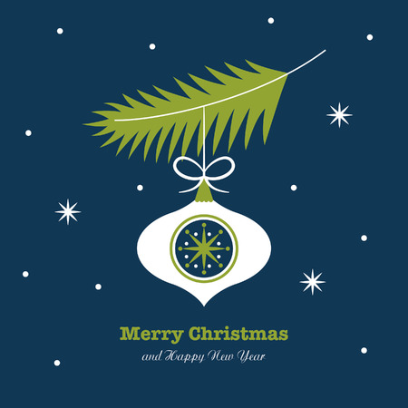 merry christmas card design. vector illustrationのイラスト素材
