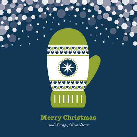 merry christmas card design. vector illustrationのイラスト素材
