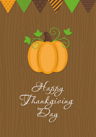 Happy Thanksgiving Day card design. Vector illustration.のイラスト素材