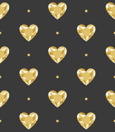 seamless gem pattern. vector illustrationのイラスト素材